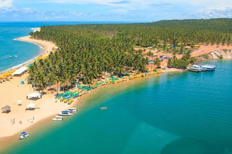 Flat Barra De Sao Miguel Mobiliado Apartment ภายนอก รูปภาพ